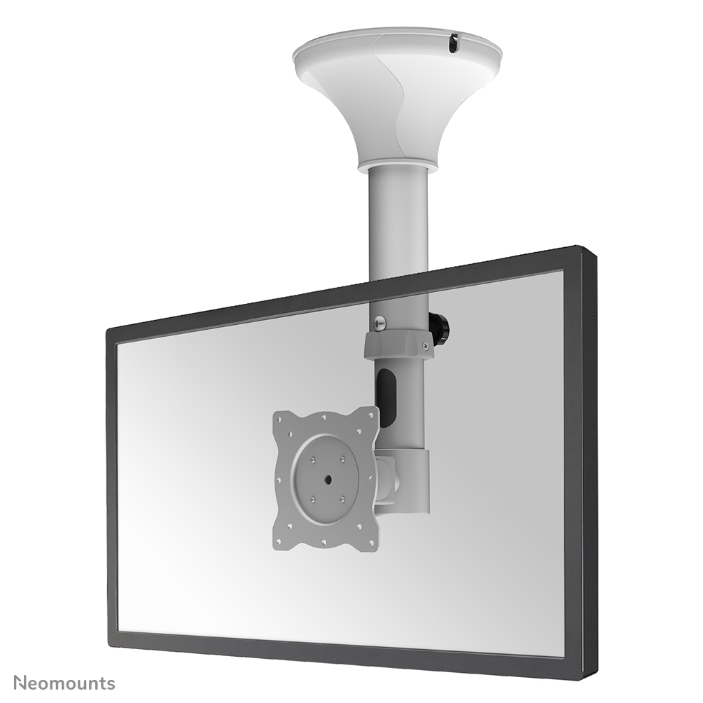 Neomounts FPMA-C025SILVER Monitor-/TV-Deckenhalterung 10-30" - H 37-47 cm - neigbar
